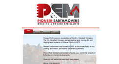 Desktop Screenshot of pioneerearthmovers.com